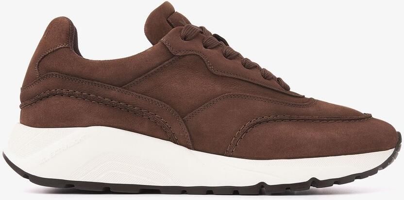 VIA VAI Owen Jimmy Sneakers Heren Nubuck Bruin