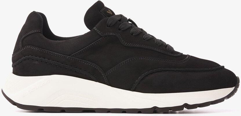 VIA VAI Owen Jimmy Sneakers Heren Nubuck Zwart