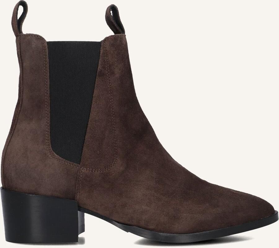 VIA VAI Enkellaarsjes Dames Rose Andrew Maat: 40 Materiaal: Suède Kleur: Bruin - Foto 2