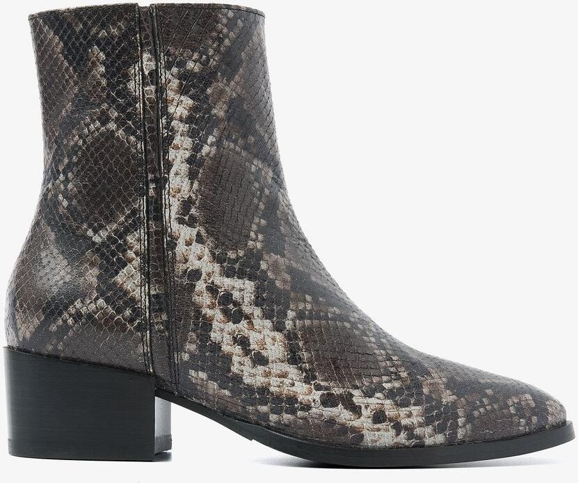 VIA VAI Enkellaarsjes Dames Rose Baker Maat: 40 Materiaal: Leer Kleur: Zwart - Foto 2