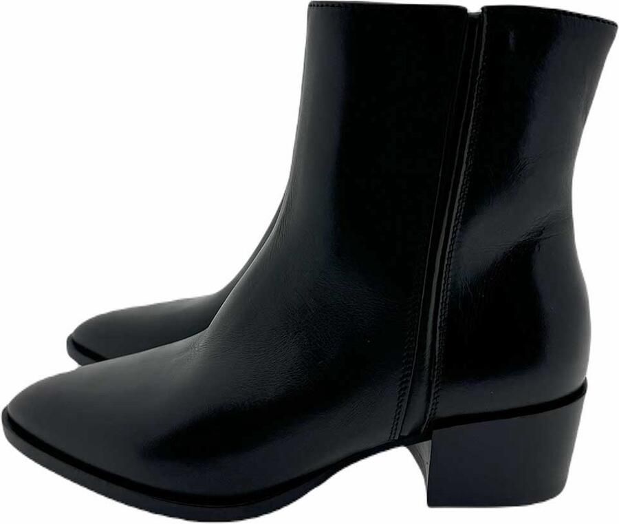 VIA VAI Enkellaarsjes Dames Rose Baker Maat: 39 Materiaal: Leer Kleur: Zwart - Foto 2