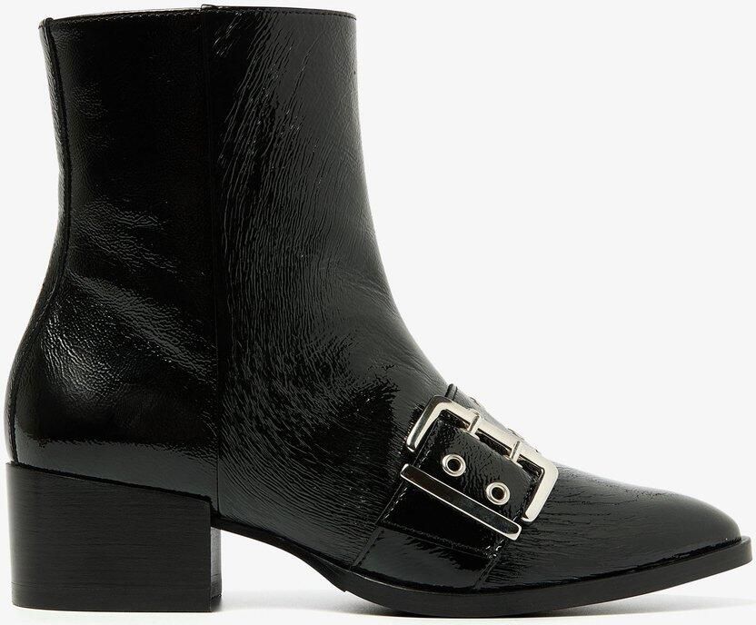 Via Vai Rose Camden Enkellaarsjes Zwart Leer Black Dames