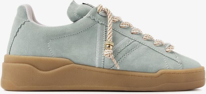 VIA VAI Sam Kyli Sneakers Dames Suède Blauw