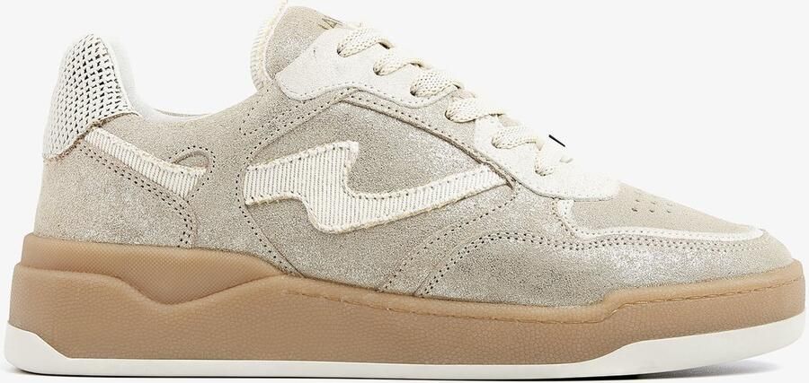 VIA VAI Lage Sneakers Dames Sam Levi Maat: 41 Materiaal: Leer Kleur: Goud - Foto 2