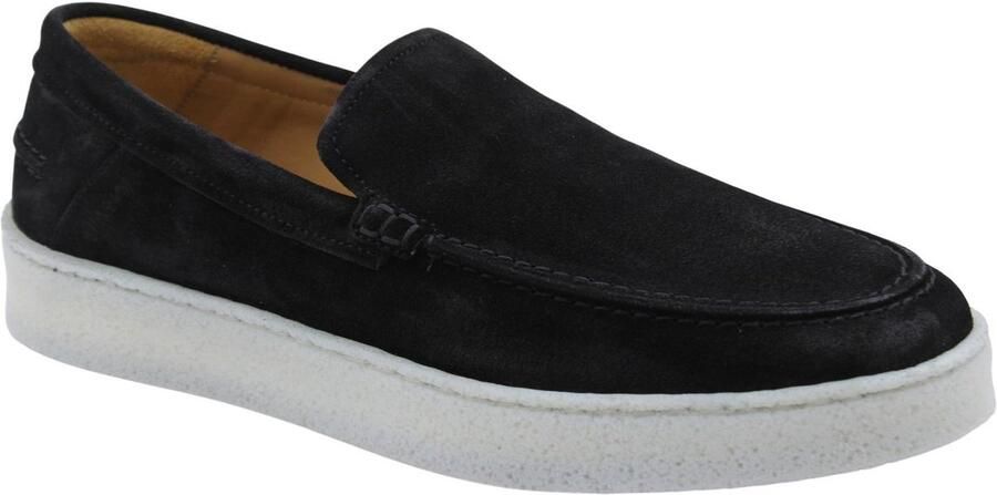 VIA VAI Zane Taylor Mocassins Suède Instapper Heren Zwart - Foto 6