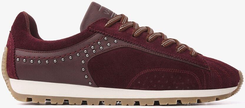 VIA VAI Scott Kyle Sneakers Dames Leer Suède Bordeaux
