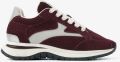 VIA VAI Lage Sneakers Dames Usher Riggs Suède Rood - Rood