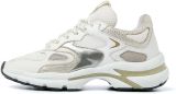 VIA VAI Lage Sneakers Dames Vesper Due Leer Wit - Beige