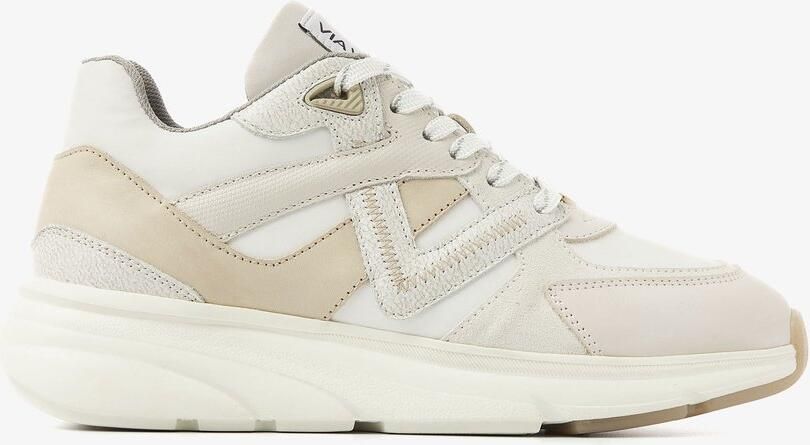 VIA VAI Vic Kyro Sneakers dames Leer Suède Beige