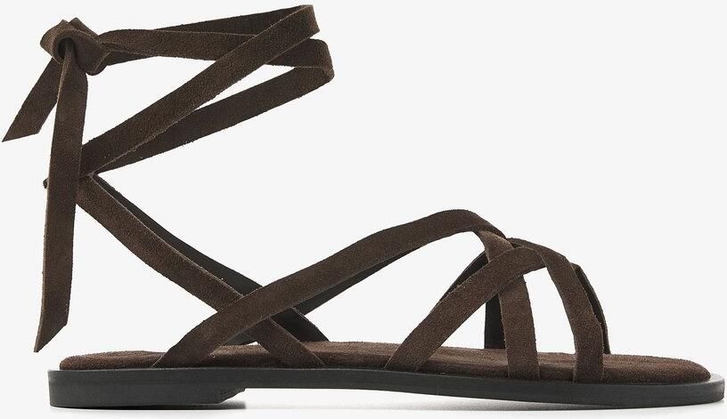 VIA VAI Vita Rachel Sandalen Dames Suède Bruin