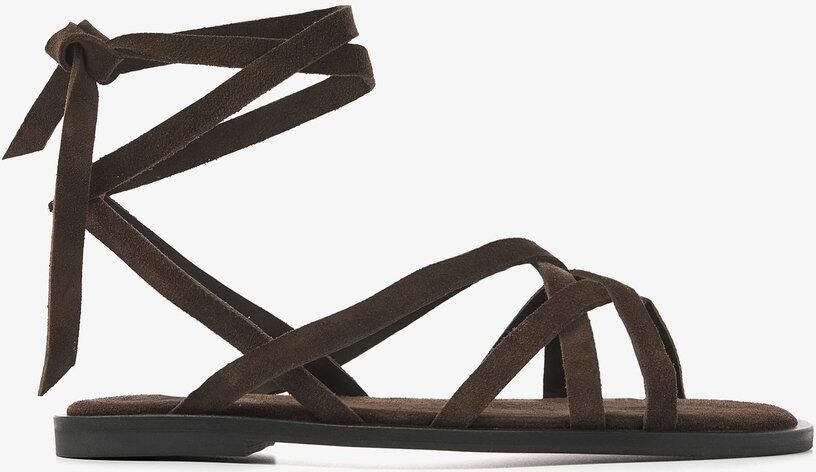 VIA VAI Vita Rachel Sandalen Dames Suède Bruin