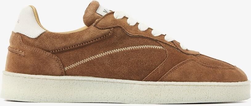 VIA VAI Zane Ethan Sneakers Heren Suède Cognac
