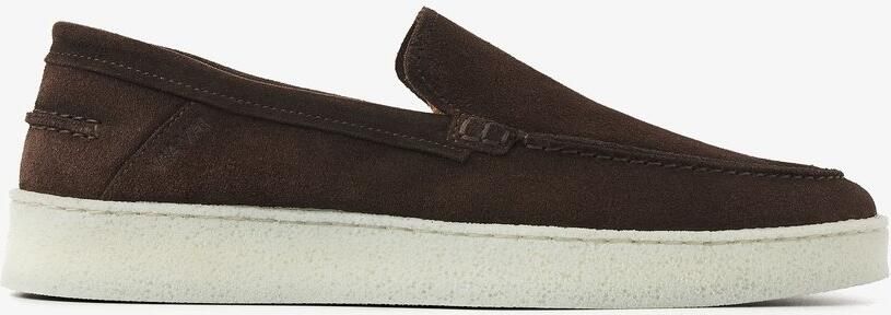 VIA VAI Zane Tyler Loafers Heren Suède Bruin