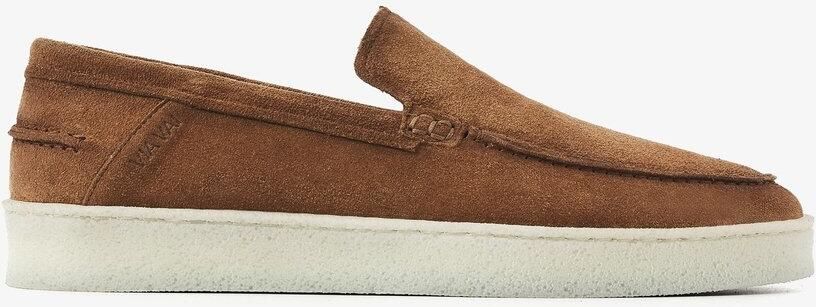 VIA VAI Zane Tyler Loafers Heren Suède Cognac