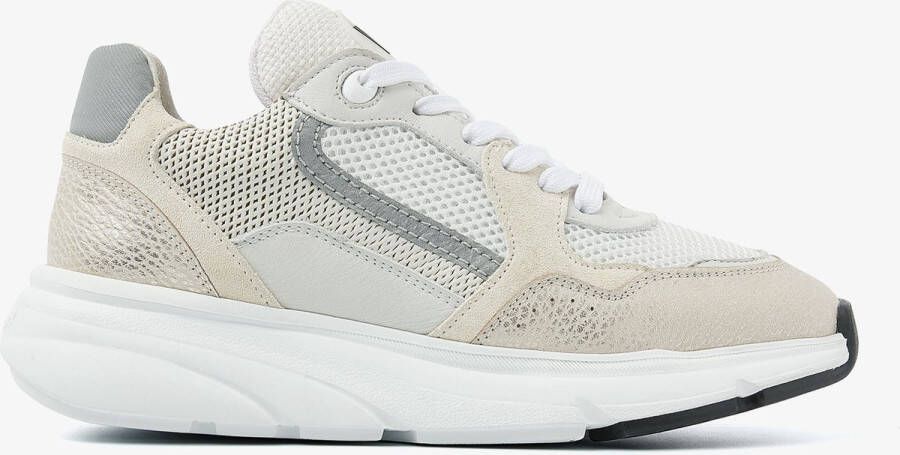 VIA VAI Vic Celia beige sneakers leer Dames