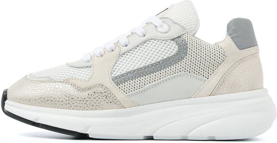 VIA VAI Vic Celia beige sneakers leer Dames