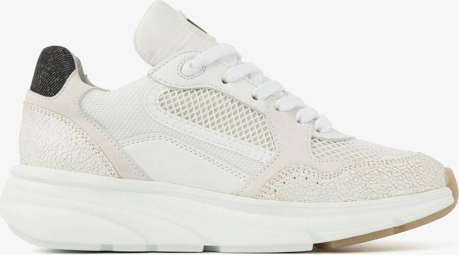 VIA VAI Lage Sneakers Dames Vic Celia Maat: 36 Materiaal: Leer Kleur: Wit