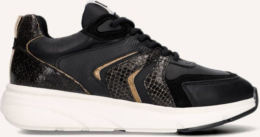 VIA VAI Lage Sneakers Dames Vic Taylor Maat: 36 Kleur: Zwart