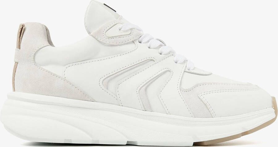 VIA VAI Lage Sneakers Dames Vic Taylor Maat: 37 Materiaal: Leer Kleur: Wit
