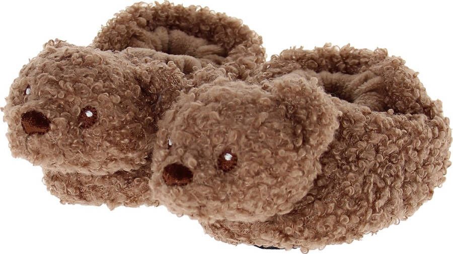 VIB Teddy Pluche Berenslofjes Bruin