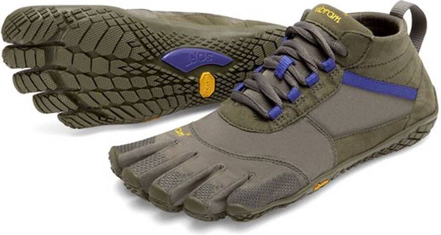 Vibram Five Fingers V-Trek Wandelschoenen Dames Kaki Purple