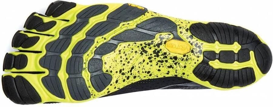 Vibram Five Fingers V-Run Runningschoenen Heren Black Yellow - Foto 7