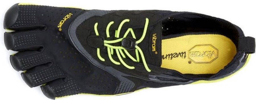 Vibram Five Fingers V-Run Runningschoenen Heren Black Yellow