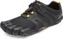 Vibram Five Fingers V-Trail 2.0 Trailrunningschoenen Heren Black Yellow - Thumbnail 1