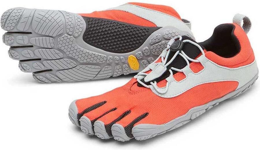 Vibram Fivefingers V-Run Retro Hardloopschoenen Red Black Grey Dames - Foto 4