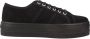 Victoria Zwarte Canvas Platform Sneakers Black - Thumbnail 1