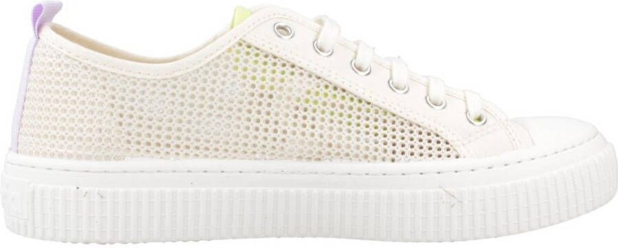 Victoria Stijlvolle Re-Edit Basket Rejill Sneakers Beige Dames