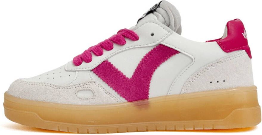 Victoria Dames Sneaker Fucsia WIT
