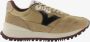 Victoria Dames Sneakers Goud Bruin Leer Suéde Metallic - Thumbnail 1