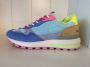 Victoria Sneakers Luna Nylon Multicolor Split Leather - Thumbnail 6