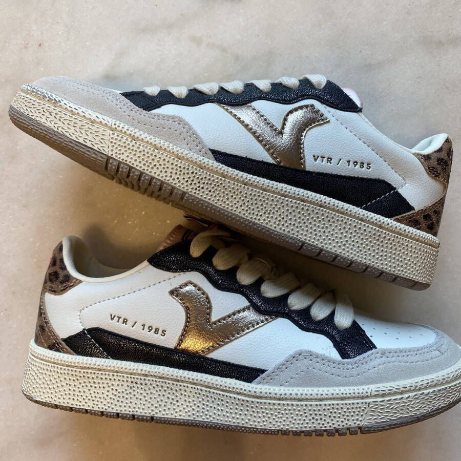 Victoria Sneakers in Fuchsia Kleur Multicolor Dames