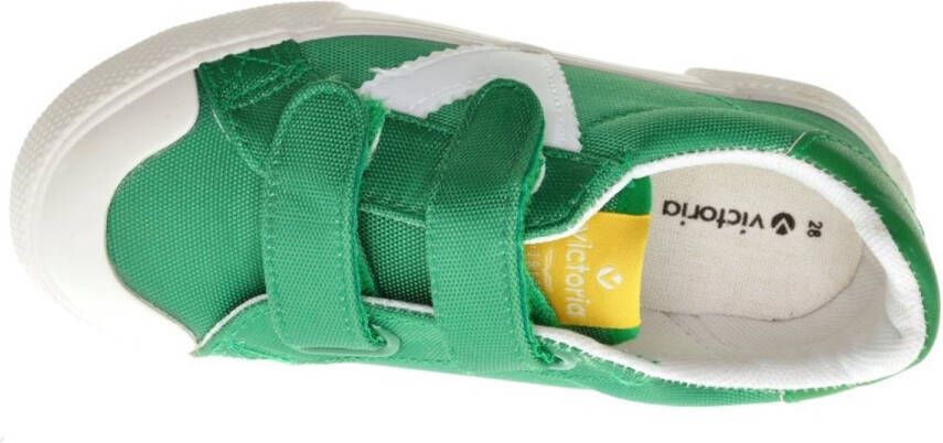 Victoria Groene Sneaker Met Velcro Met Bumperneus