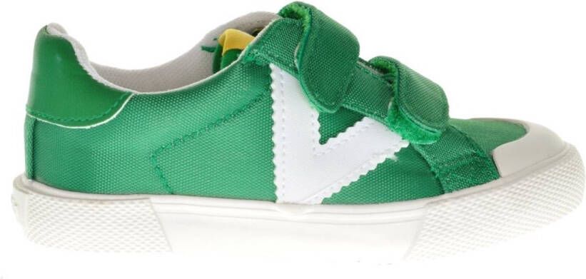 Victoria Groene Sneaker Met Velcro Met Bumperneus