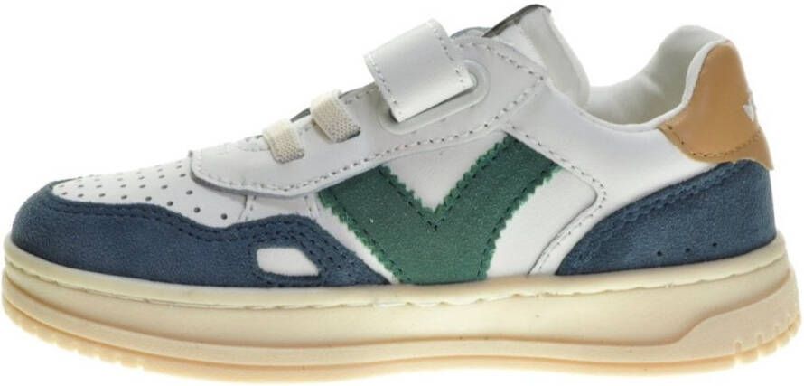 Victoria Kindersneaker Blauw Groen