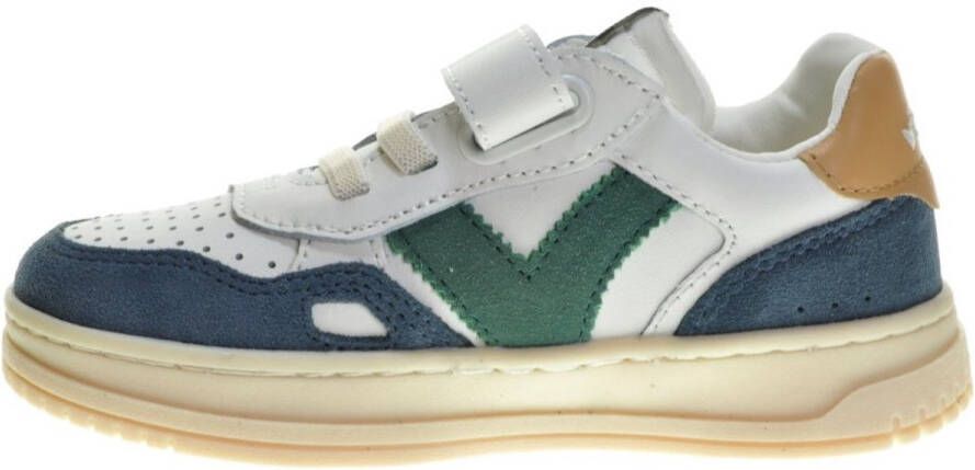 Victoria Kindersneaker Blauw Groen