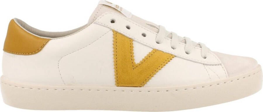 Victoria Leren sportschoenen berlin constraste (grandes tailles) Yellow Unisex