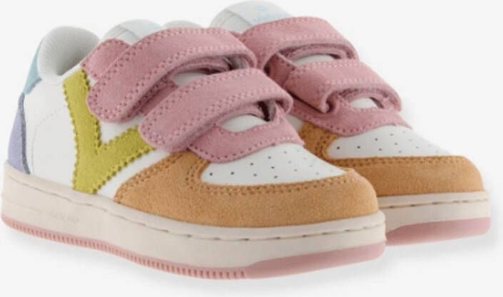 Victoria Meisjes Sneaker Wit Oranje WIT
