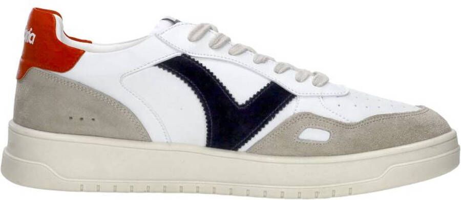 Victoria Sportieve Sneaker voor met Beige en Zwarte Accenten Beige