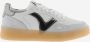 Victoria Smile Favorites Dames Sneakers Wit Leer Gun Metallic - Thumbnail 1