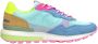 Victoria Sneakers Luna Nylon Multicolor Split Leather - Thumbnail 1