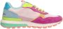 Victoria Sneakers Luna Nylon Multicolor Split Leather - Thumbnail 1
