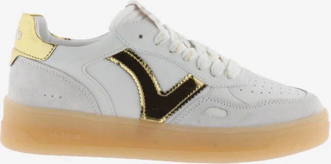 Victoria Lage Sneakers SEUL EFECTO PIEL SERRAJE LOGO METAL