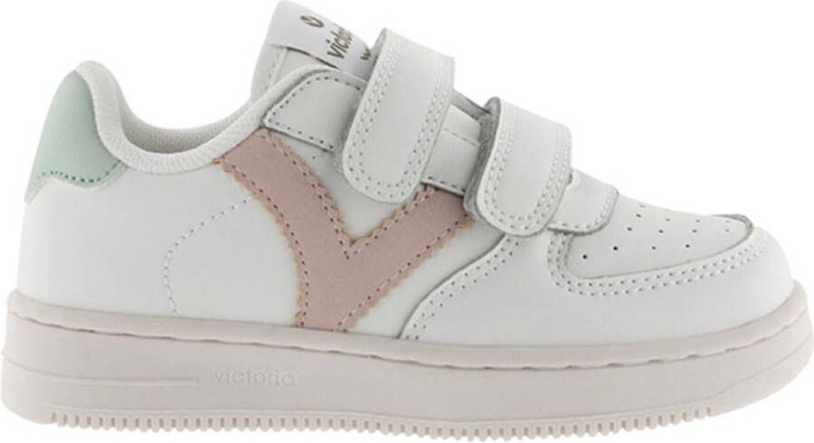 Victoria 1124104 sneakers wit Meisjes Imitatieleer Meerkleurig 32