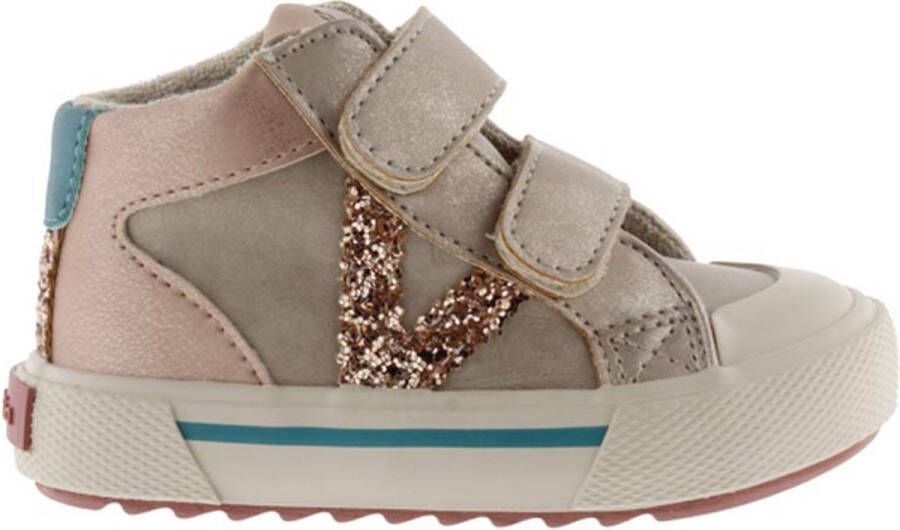 Victoria sneakers beige Meisjes Imitatieleer Meerkleurig 28