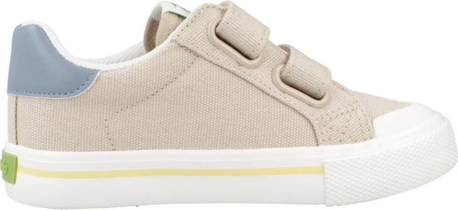 Victoria Dames sportschoenen van glanzend canvas Tribu White