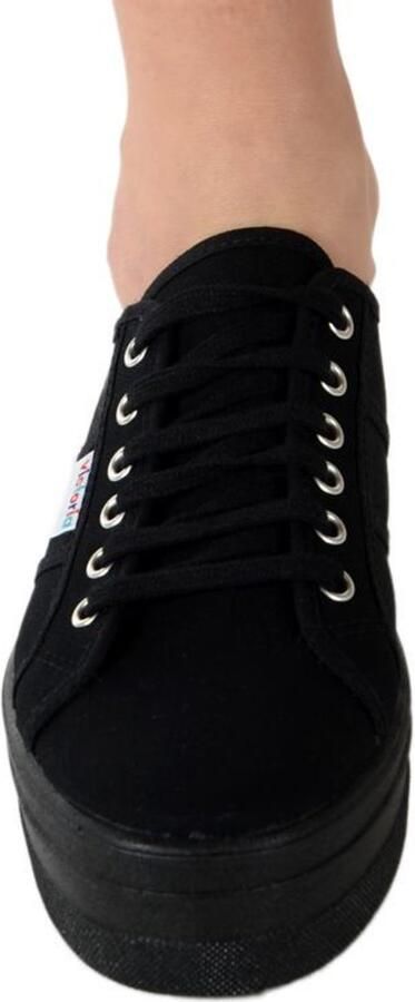 Victoria Lage Sneakers BLUCHER LONA PLATAFORMA - Foto 3